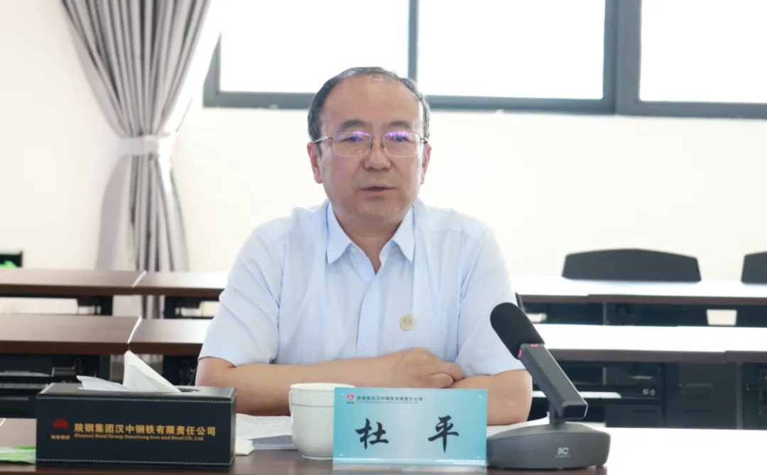 陜煤集團副總經(jīng)理杜平到陜鋼集團漢鋼公司調(diào)研指導工作