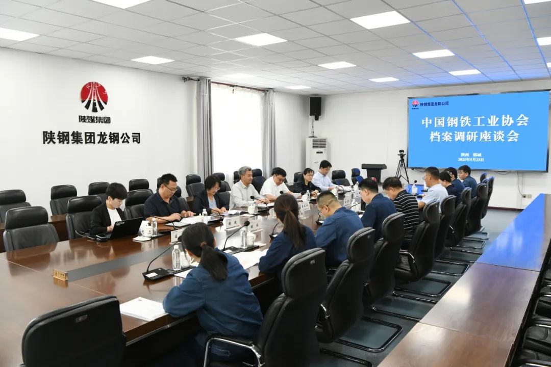 中國鋼鐵工業(yè)協(xié)會蘇長永一行到陜鋼集團專題調研檔案工作