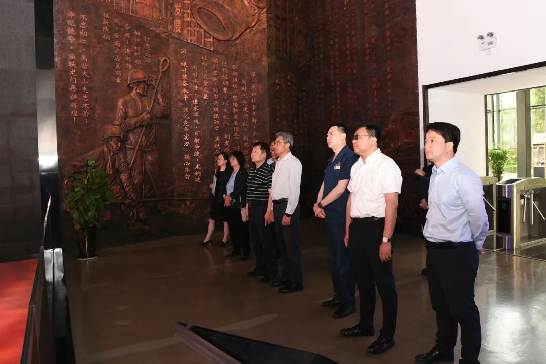 中國鋼鐵工業(yè)協(xié)會蘇長永一行到陜鋼集團專題調研檔案工作